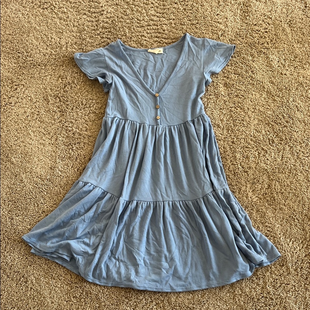 See You Monday Light Blue Dress
